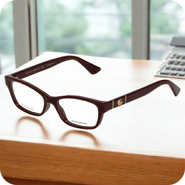 グッチ 眼鏡 レディース ブランド GUCCI GG0635O バーガンディーレッド GG0635O-003-INT-OPT-LDY