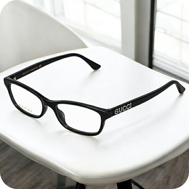 グッチ 眼鏡 レディース ブランド GUCCI GG0730O ブラック GG0730O-005-INT-OPT-LDY