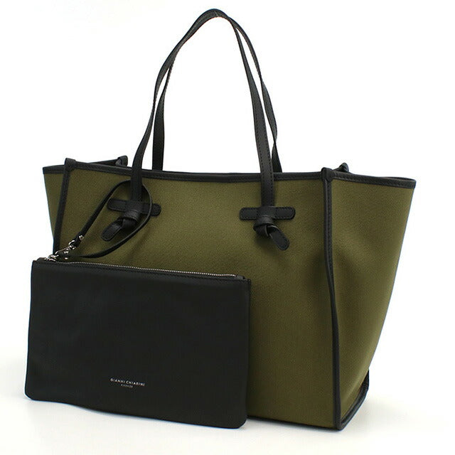 ジャンニ キアリーニ トートバッグ レディース ブランド GIANNI CHIARINI イタリア 6850 MILITARE-CORDA カーキ バッグ GIA6850021