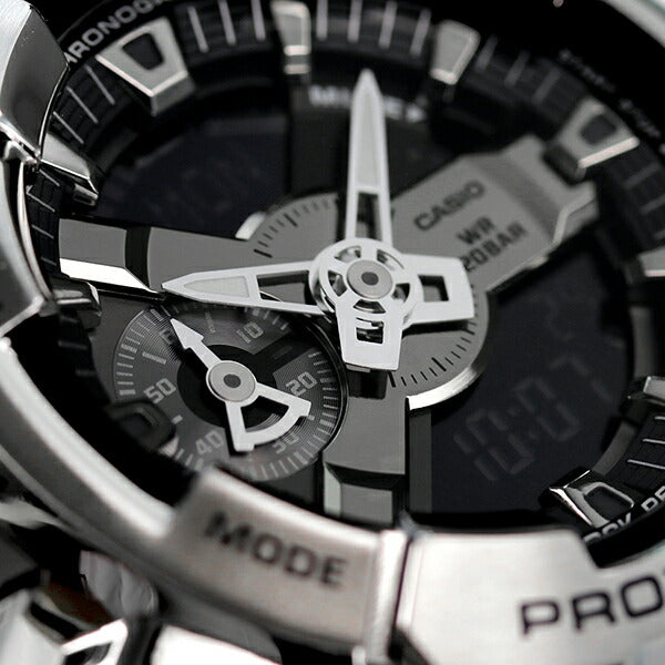 gショック ジーショック G-SHOCK クォーツ 電池式 GM-110-1A アナログデジタル GM-110シリーズ メンズ 腕時計 ブランド カシオ casio アナデジ ブラック 黒 GM-110-1ADR