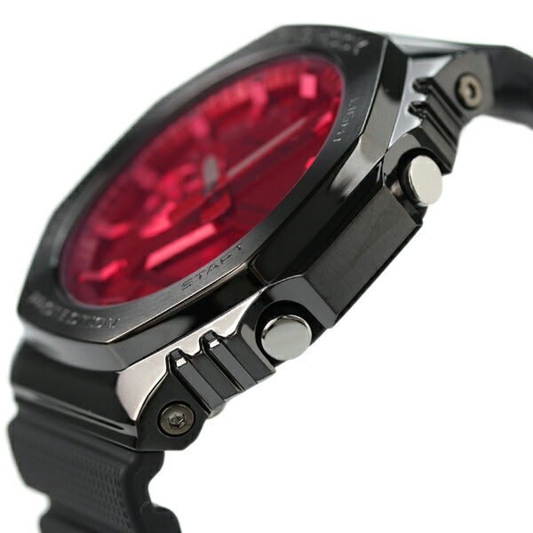 gショック ジーショック G-SHOCK GM-2100 8角形 クオーツ メンズ 腕時計 ブランド GM-2100B-4ADR レッド ブラック カシオ GM-2100B-4ADR