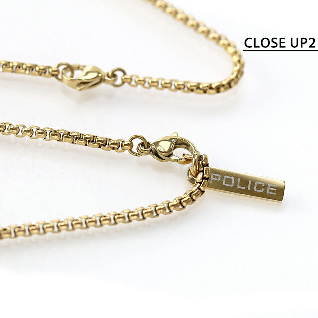 ポリス ネックレス メンズ ブランド POLICE TWISTED GN0002002 ゴールド アクセサリー GN0002002