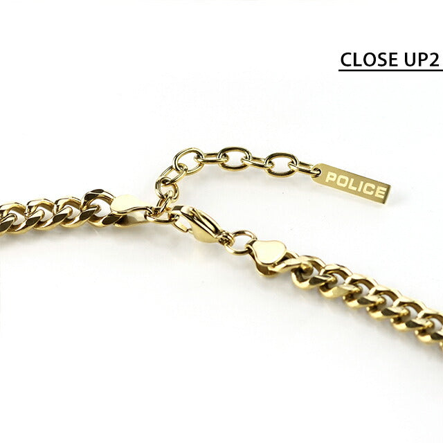ポリス ネックレス メンズ ブランド POLICE DOCILE チェーン GN0011302 ゴールド アクセサリー GN0011302