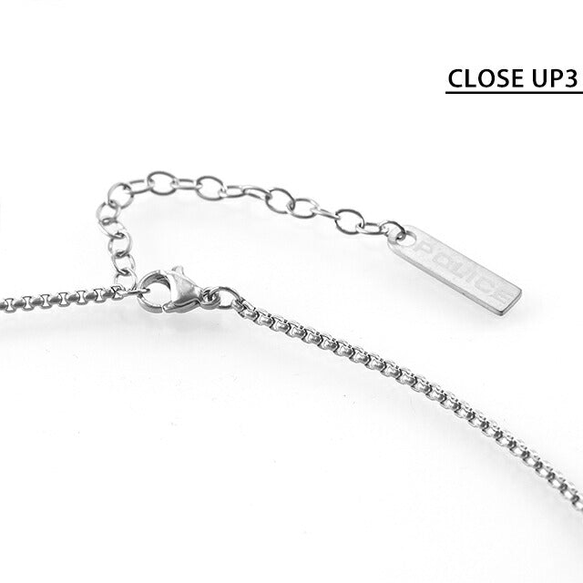 ポリス ネックレス メンズ ブランド POLICE DOLOMITE GN0078401 シルバー ブラック アクセサリー GN0078401