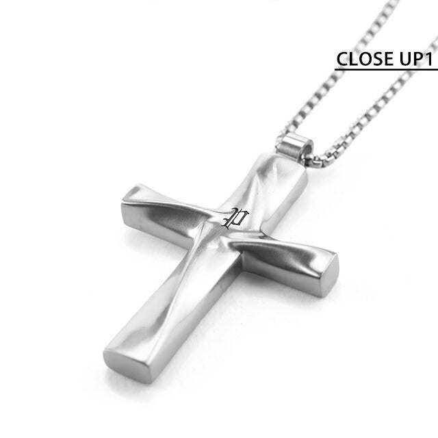 ポリス ネックレス メンズ ブランド POLICE CONTORTO 十字架 クロス GN0081704 シルバー アクセサリー GN0081704