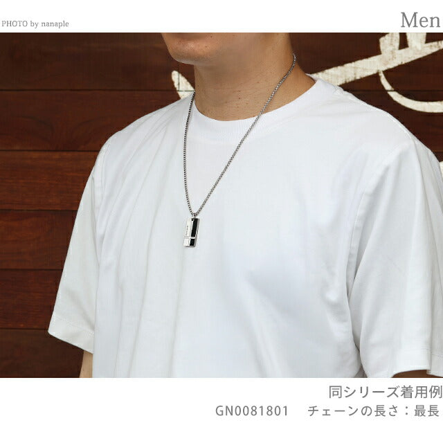 ポリス ネックレス メンズ ブランド POLICE FIBERSKIN プレート GN0081802 ゴールド アクセサリー GN0081802