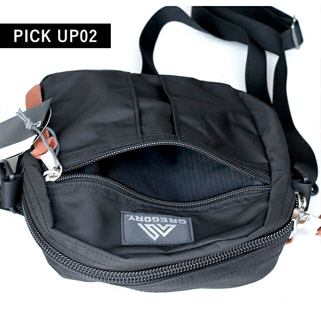 グレゴリー ショルダーバッグ メンズ レディース ブランド クイックポケット L かばん ナイロン ブラック バッグ GR-125415-1041