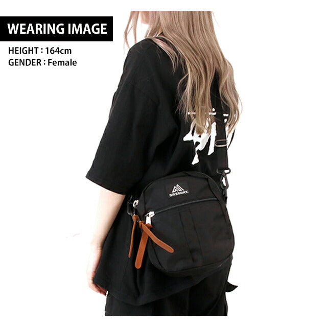 グレゴリー ショルダーバッグ メンズ レディース ブランド クイックポケット L かばん ナイロン ブラック バッグ GR-125415-1041