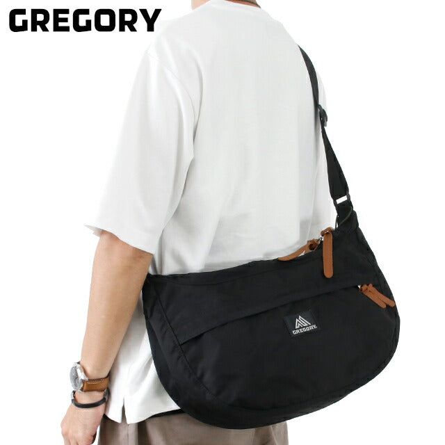 グレゴリー ショルダーバッグ メンズ レディース ブランド サッチェル M かばん ナイロン ブラック バッグ GR-65333-1041