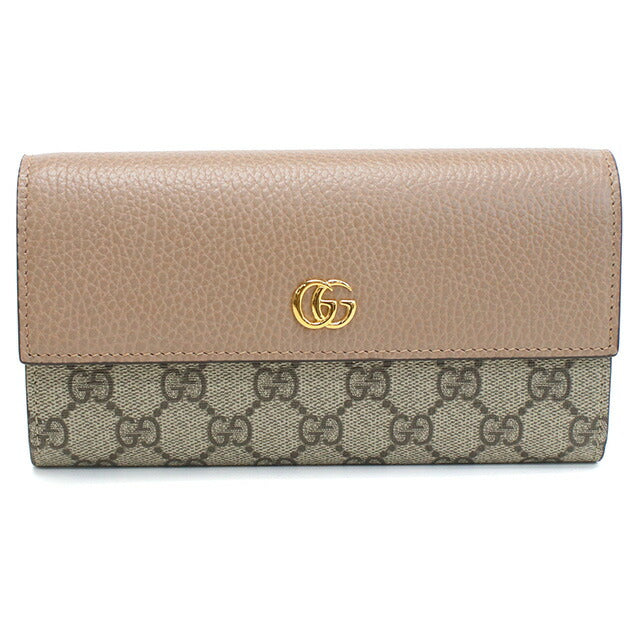 グッチ 長財布ニ折小銭入付き レディース ブランド GUCCI PETITE MARMONT 456116 ベージュ 財布 GUC456116071