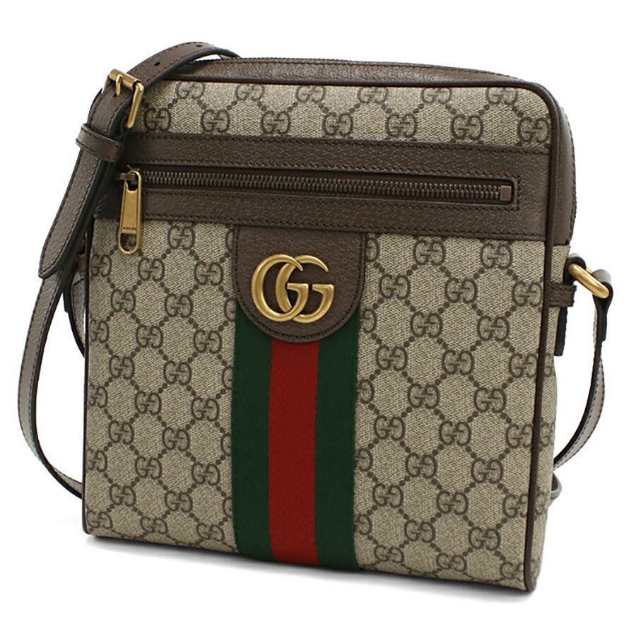 グッチ 斜め掛け ショルダーバッグ ユニセックス ブランド GUCCI OPHIDIA 547926 ブラウン バッグ GUC547926011