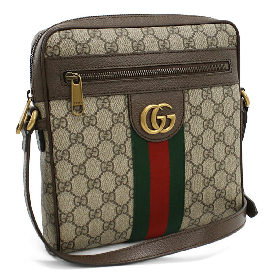 グッチ 斜め掛け ショルダーバッグ ユニセックス ブランド GUCCI OPHIDIA 547926 ブラウン バッグ GUC547926011