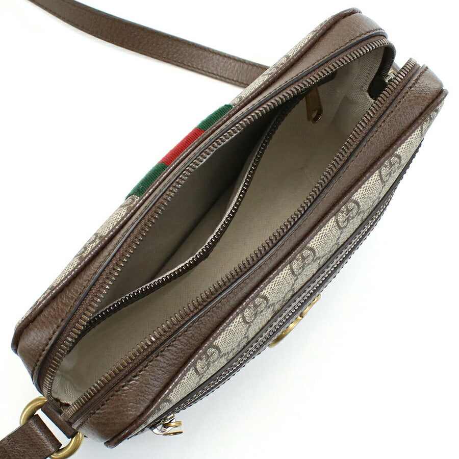 グッチ 斜め掛け ショルダーバッグ ユニセックス ブランド GUCCI OPHIDIA 547926 ブラウン バッグ GUC547926011