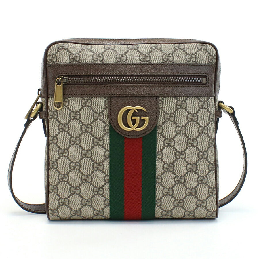 グッチ 斜め掛け ショルダーバッグ ユニセックス ブランド GUCCI OPHIDIA 547926 ブラウン バッグ GUC547926011