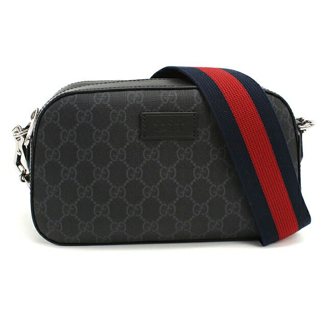 GUCCI 斜挎单肩包男士品牌 GUCCI GG BLACK 574886 黑色 GUC574886011