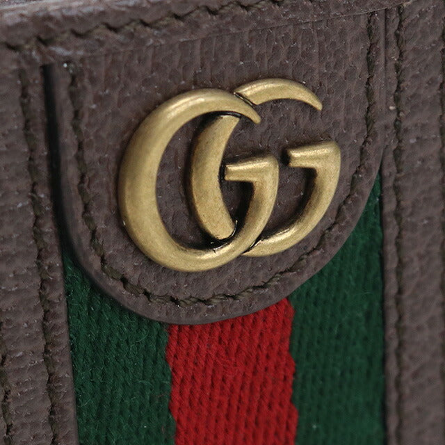 グッチ カードケース レディース ブランド GUCCI T.GG SUP DOLL.PIG GGスプリームキャンバス イタリア 597617 ブラウン系 財布 GUC597617011