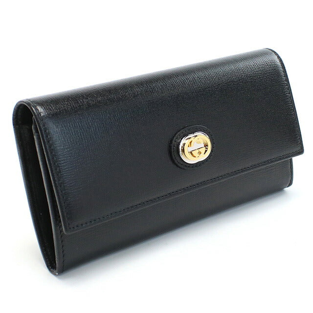 グッチ 長財布二折 レディース ブランド GUCCI レザー イタリア 598531 ブラック 財布 GUC598531011