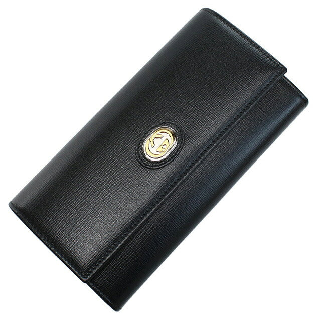 グッチ 長財布二折 レディース ブランド GUCCI レザー イタリア 598531 ブラック 財布 GUC598531011