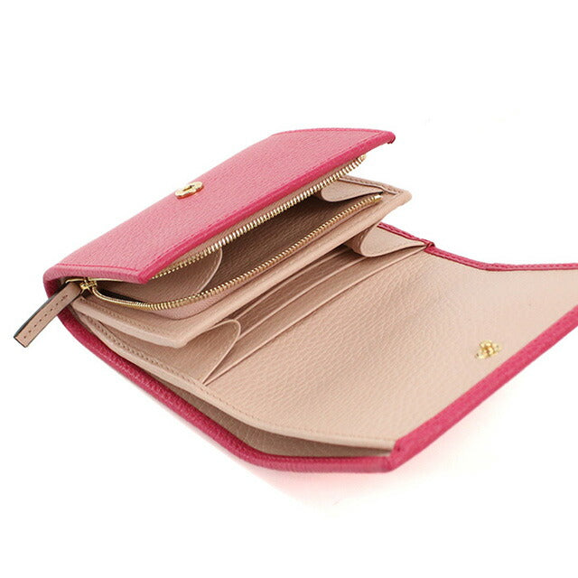 グッチ 二折財布小銭入付き レディース ブランド GUCCI PETITE MARMONT 598587 ピンク 財布 GUC598587071