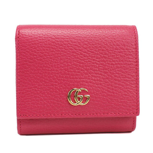 グッチ 二折財布小銭入付き レディース ブランド GUCCI PETITE MARMONT 598587 ピンク 財布 GUC598587071
