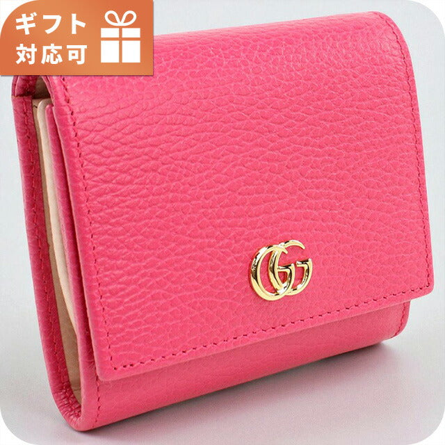 グッチ 二折財布小銭入付き レディース ブランド GUCCI PETITE MARMONT 598587 ピンク 財布 GUC598587071