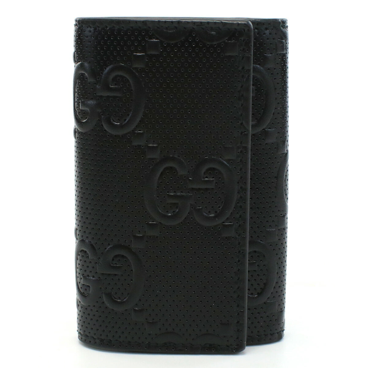 グッチ 6連キーケース メンズ GGエンボスレザー イタリア 625565 ブラック 小物 GUC625565011