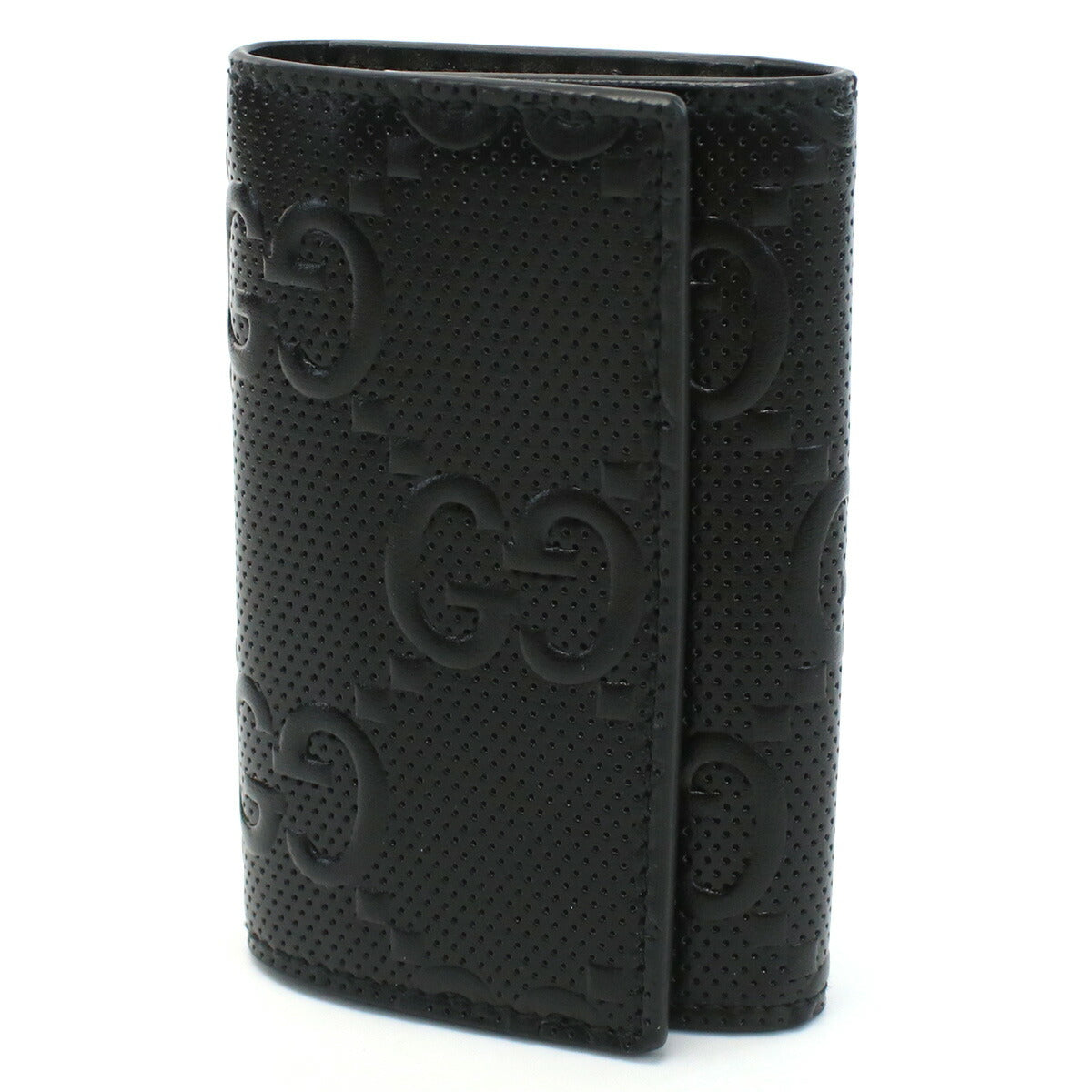 グッチ 6連キーケース メンズ GGエンボスレザー イタリア 625565 ブラック 小物 GUC625565011