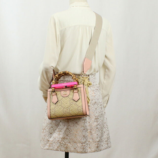 グッチ ハンドバッグ レディース ブランド GUCCI イタリア 702732 ピンク系 ベージュ系 バッグ GUC702732011