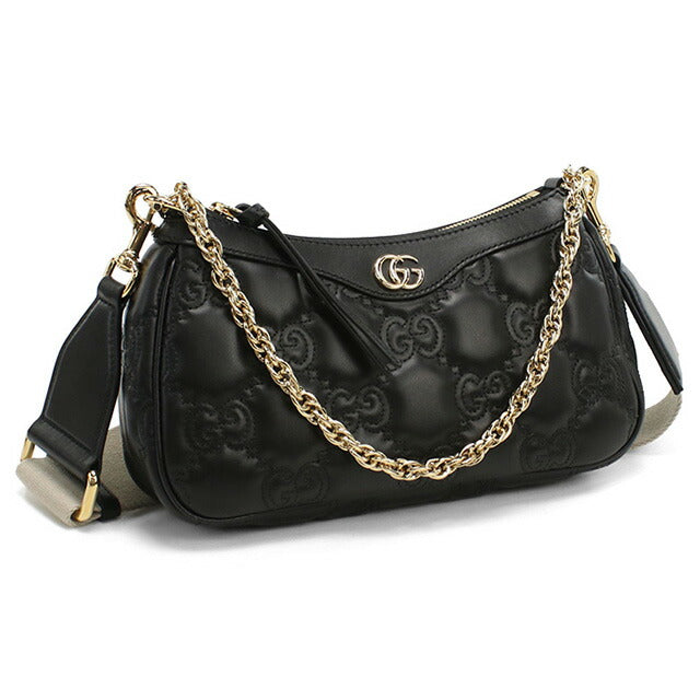 グッチ 斜め掛け ショルダーバッグ レディース ブランド GUCCI GG MATELASSE 735049 ブラック バッグ GUC735049011