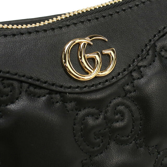 グッチ 斜め掛け ショルダーバッグ レディース ブランド GUCCI GG MATELASSE 735049 ブラック バッグ GUC735049011