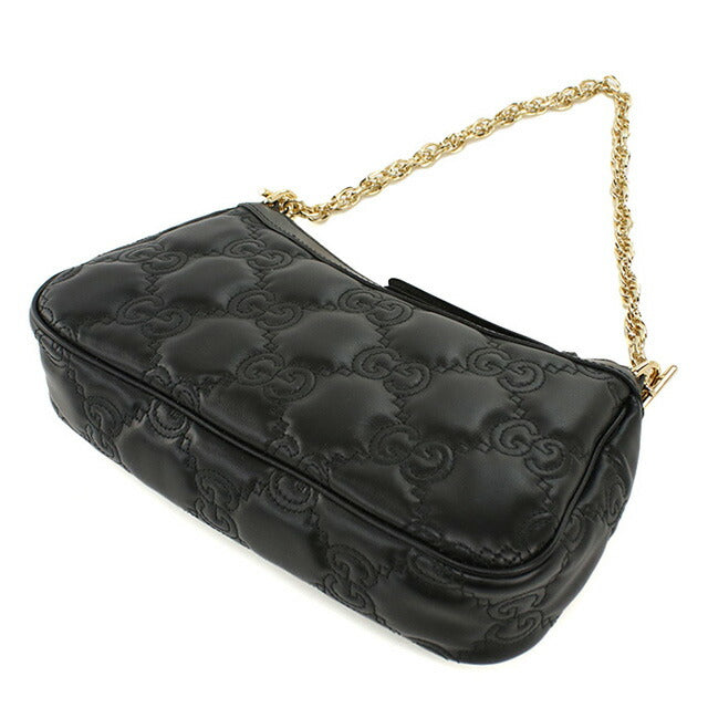 グッチ 斜め掛け ショルダーバッグ レディース ブランド GUCCI GG MATELASSE 735049 ブラック バッグ GUC735049011
