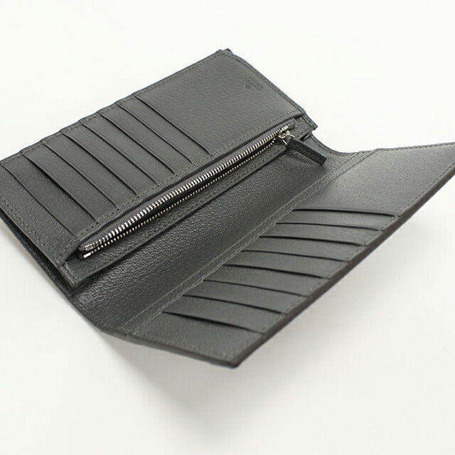Gucci long wallet with double fold coin purse men&