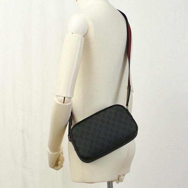 グッチ 斜め掛け ショルダーバッグ メンズ ブランド GUCCI GG BLACK 792097 ブラック バッグ GUC792097011
