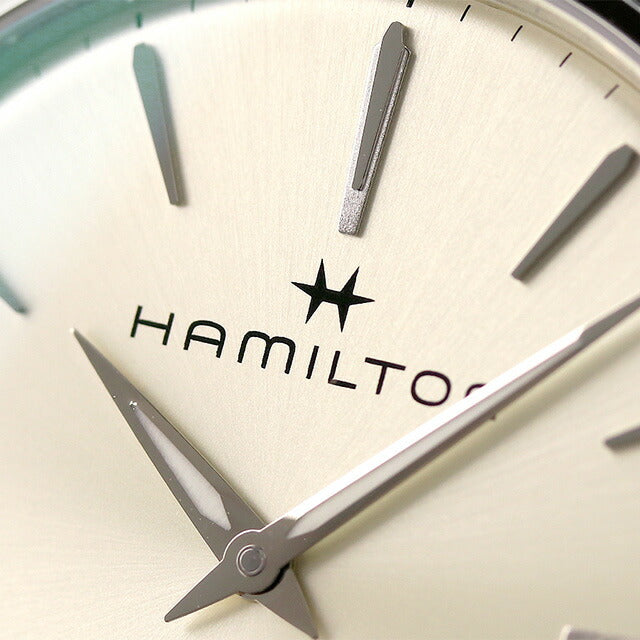 ハミルトン ジャズマスター シンライン 40mm 自動巻き 機械式 H38525811 メンズ 腕時計 ブランド ベージュ グリーン H38525811