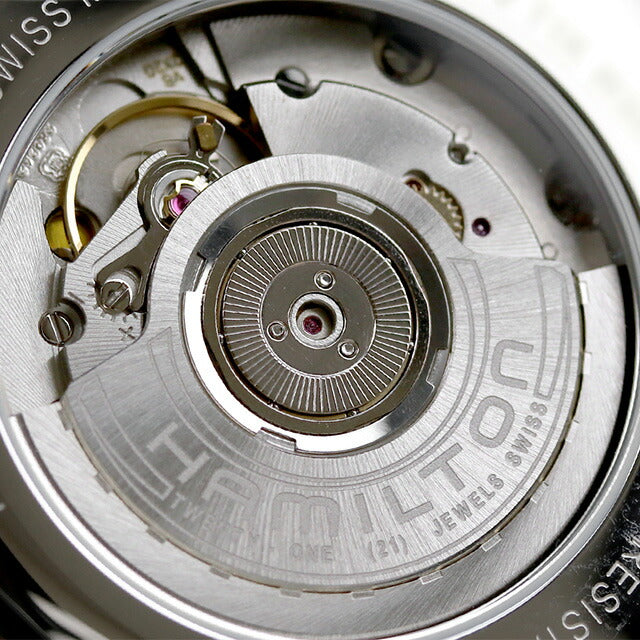 ハミルトン ジャズマスター シンライン 40mm 自動巻き 機械式 H38525811 メンズ 腕時計 ブランド ベージュ グリーン H38525811