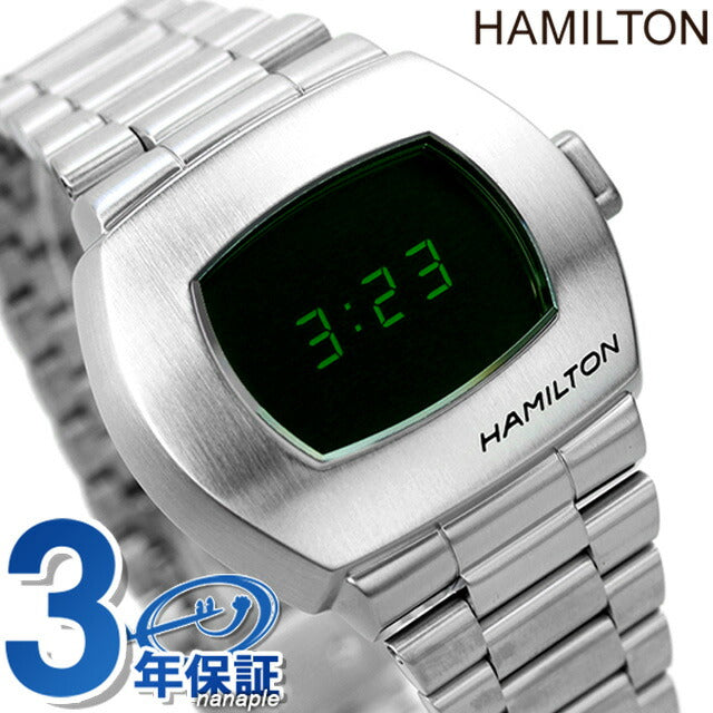 【極美品】ハミルトン　グリーン　アメリカンクラシック　H524140 クォーツ ハミルトン 腕時計 HAMILTON アメリカンクラシック PSR デジタル