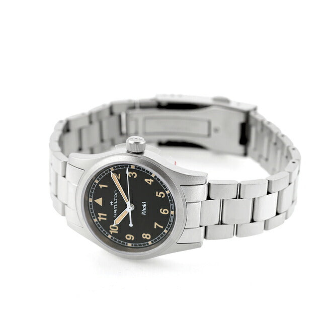 ハミルトン カーキ フィールド 33mm クォーツ 電池式 腕時計 ブランド メンズ HAMILTON KHAKI FIELD H69301131 アナログ ブラック 黒 H69301131