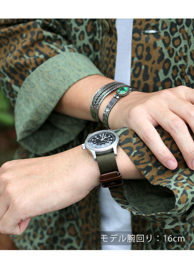 ハミルトン 腕時計 ブランド メンズ カーキ フィールド 38mm 手巻き H69439931 ブラック グリーン H69439931