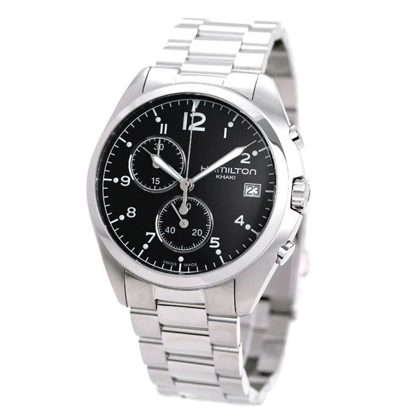 ハミルトン クロノグラフ クオーツ カーキ パイロット パイオニア メンズ H76512133 腕時計 ブランド H76512133