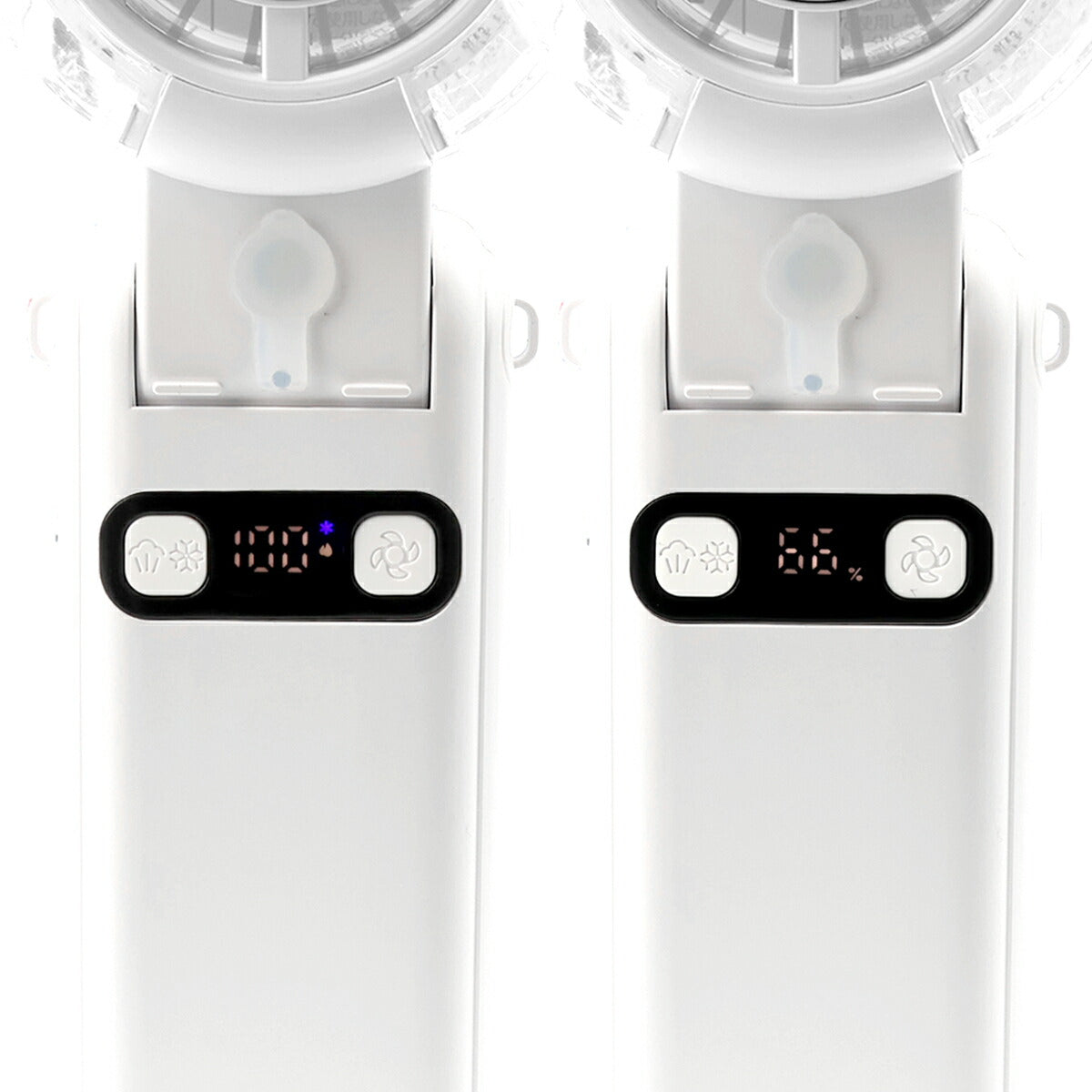 2026 最新手持风扇散热板带雾 3 合 100 级强风静音 3 路 3600mAh Type-C USB 充电手持风扇桌面颈挂 HDL-3595 HDL-3595