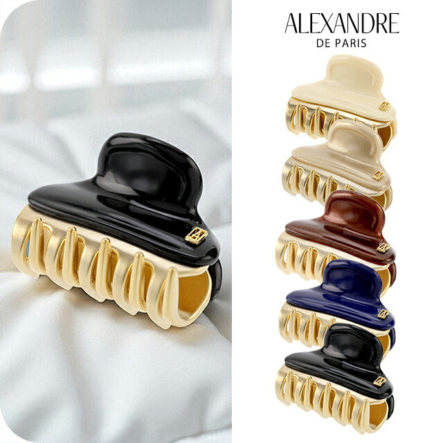 亚历山大·德·巴黎(Alexandre de Paris)发夹女士品牌Alexandre de Paris Vendome S剪贴发饰品从型号ICC45-14339-02中选择