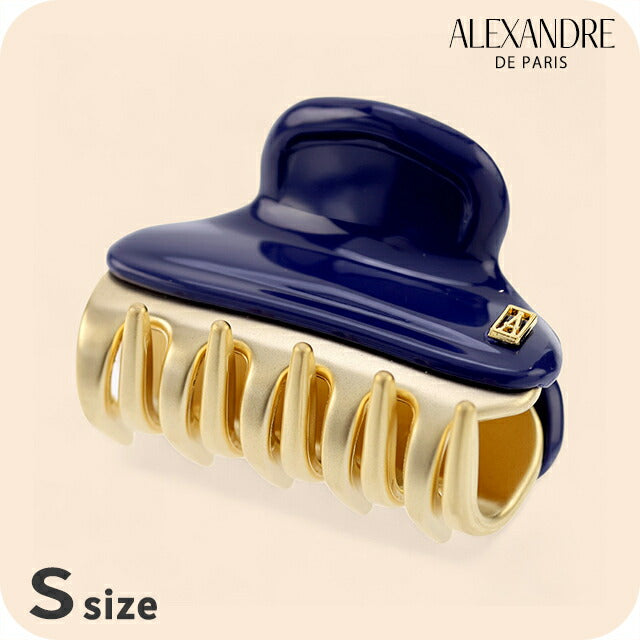 亚历山大·德·巴黎(Alexandre de Paris)发片女性品牌亚历山大·德·巴黎Vendome S剪辑ICC45-14339-02-M5海军ICC45-1C45-1439-02-M5