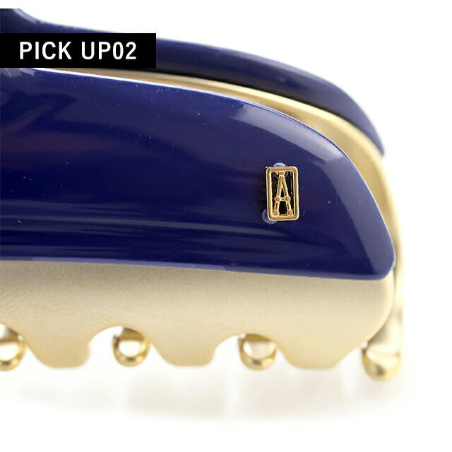 アレクサンドル ドゥ パリ ヘアクリップ レディース ブランド ALEXANDRE DE PARIS ヴァンドームLクリップ ICCL-12832-02-M5 ネイビー ICCL-12832-02-M5