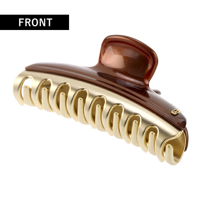 Alexandre de Paris剪辑剪辑女性品牌Alexandre de Paris Vendome L剪辑ICCL-12832-02-X4 PEARL BROWN ICCL-12832-02-X4