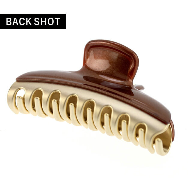 Alexandre de Paris剪辑剪辑女性品牌Alexandre de Paris Vendome L剪辑ICCL-12832-02-X4 PEARL BROWN ICCL-12832-02-X4