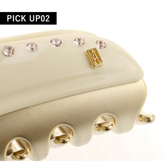 Alexandre de Paris剪辑剪辑女性品牌Alexandre de Paris Vendome L Clip Swarovski ICCL-12832-03-I1 ICCL-12832-03-03-I1