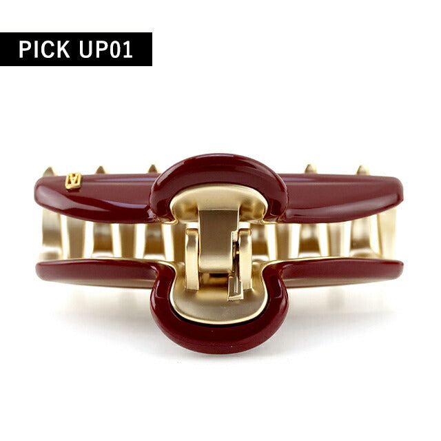 Alexandre de Paris hair clip ladies brand ALEXANDRE DE PARIS Vendome M clip ICCM-15571-02-B2 BORDEAUX ICCM-15571-02-B2
