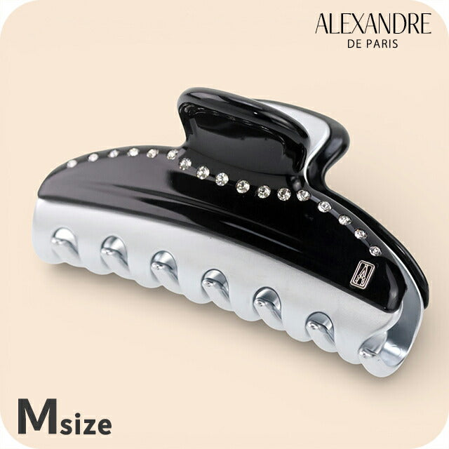 アレクサンドル ドゥ パリ ヘアクリップ レディース ブランド ALEXANDRE DE PARIS ヴァンドームMクリップ スワロフスキー ICCM-15571-03-N4 ICCM-15571-03-N4