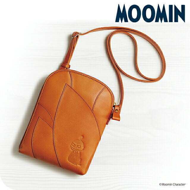 ポーチ レディース ブランド リトルミイ 高級ナチュラルレザーのミニポシェット ナチュラルレザー 50782 ブラウン バッグ IEI-50782