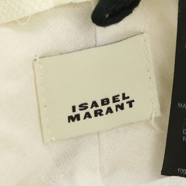 イザベルマラン ハット レディース ブランド ISABEL MARANT ブルガリア CU001XFA ECRU-BLACK ホワイト系 帽子 ISMCU001XFAB